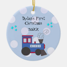 Trem Choo Choo Primeiro Natal do Bebê