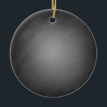 Ornamento De Cerâmica Trendy Chalkboard Vignette<br><div class="desc">Este legal design de fundo mostra o grão e a textura de um quadro negro que foi desenhado com giz e apagado muitas vezes. Ele tem uma vinheta olhando para ele, esmaecendo-se para iluminar no centro. Este quadro simples, mas muito elegante e legal é o ponto de partida perfeito para...</div>