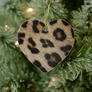 Ornamento De Cerâmica Trendy na moda-leopardo padrão-impressão