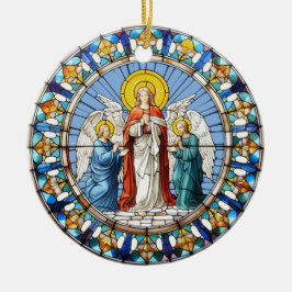 Ornamento De Cerâmica Três Ângulos