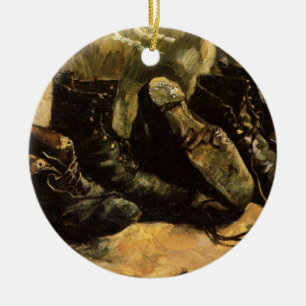 Ornamento De Cerâmica Três Pares de Sapatos por Vincent van Gogh