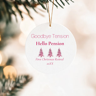 Ornamento De Cerâmica Treze De Natal De Pagoda Vermelha - 1-Foto