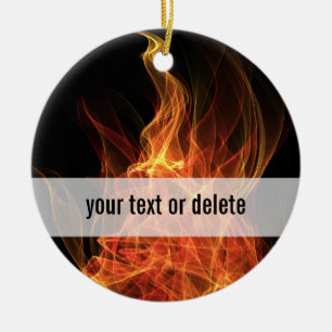 Ornamento De Cerâmica Triângulo do fogo