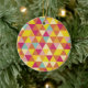 Ornamento De Cerâmica Triângulos Multicolores Polígonos em Forma Geométr (Tree)