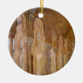 Ornamento De Cerâmica Tribunal dos Leões, Alhambra (por Henri Regnault)