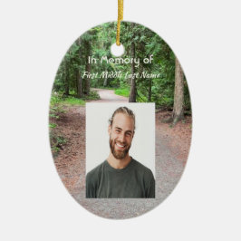 Ornamento De Cerâmica Trilha Florestal Caminhada Passeio Hike Floresta K