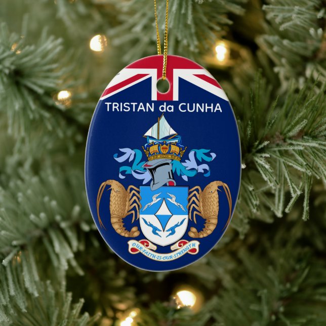 Ornamento De Cerâmica Tristan da Cunha (Árvore)
