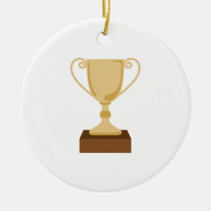 Ornamento De Cerâmica Troféu