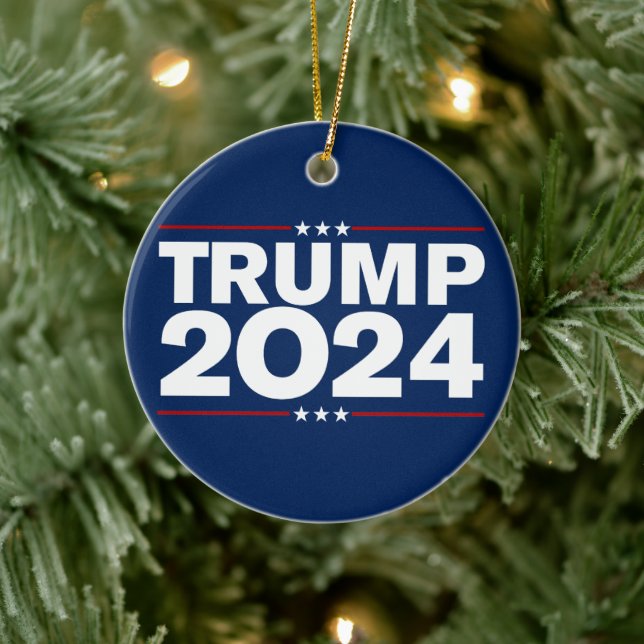 Ornamento De Cerâmica Trump 2024 Natal (Árvore)