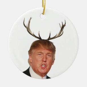 Ornamento De Cerâmica Trump Christmas: Senhor Presidente
