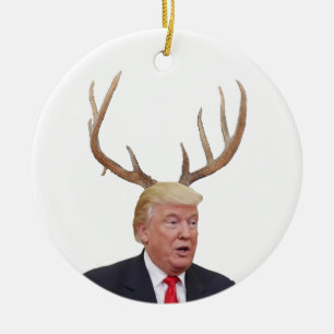 Ornamento De Cerâmica Trump Christmas: Senhor Presidente