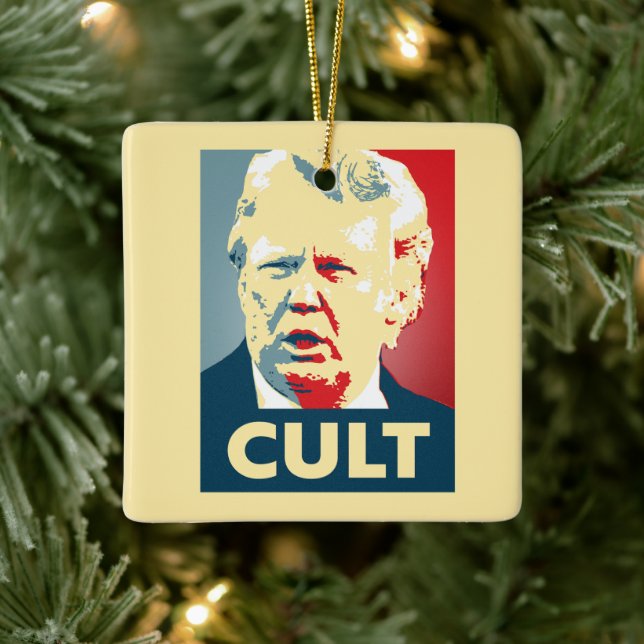 Ornamento De Cerâmica Trump Cult (Árvore)