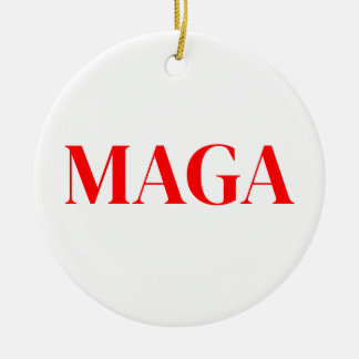 Ornamento De Cerâmica Trump Maga 2024