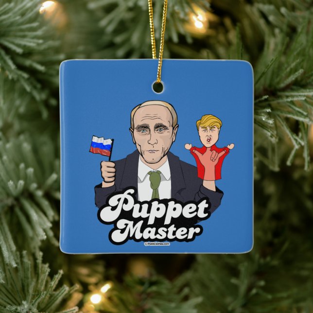 Ornamento De Cerâmica Trump Puppet Master - Vladimir Putin (Árvore)