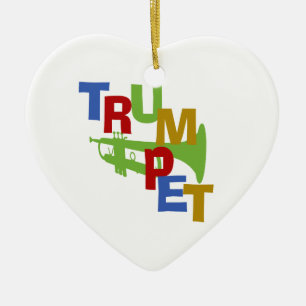 ORNAMENTO DE CERÂMICA TRUMPET