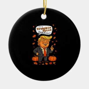Ornamento De Cerâmica Trumpkin Spice Season Classic