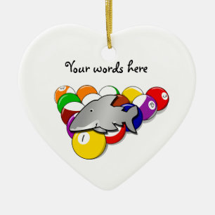 Ornamento De Cerâmica Tubarão da piscina