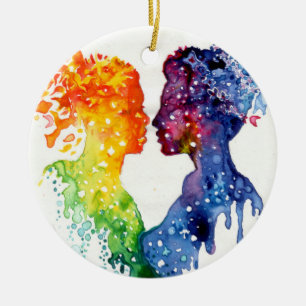 Ornamento De Cerâmica Tudo o que eu quero é você.