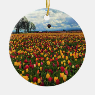 Ornamento De Cerâmica Tulip Fazenda em Oregon