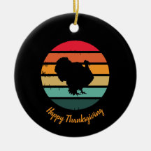 Turca Bird Thankplaying Vintage Sunset