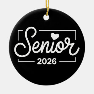 Ornamento De Cerâmica Turma De Graduação De 2026 Graduado Senior Do Cora
