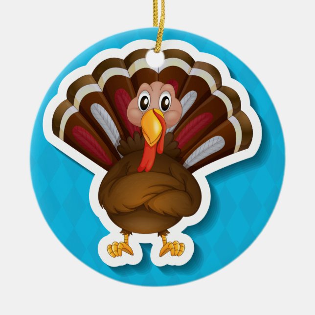 Ornamento De Cerâmica Turquia (Frente)