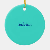 Turquoise Blue Professional Modern Name