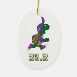 Ornamento De Cerâmica Turtle Runner 26.2