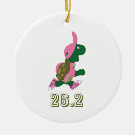 Ornamento De Cerâmica Turtle Runner 26.2