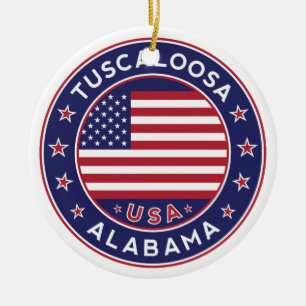 Ornamento De Cerâmica Tuscaloosa, Alabama