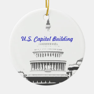 Ornamento De Cerâmica U.S. Abóbada do Capitólio, C.C. de Washington