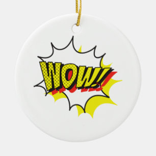 Ornamento De Cerâmica Uau dia livre Clássico