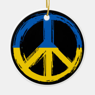 Ornamento De Cerâmica Ucrânia - Símbolo de Paz