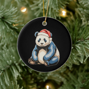 Ornamento De Cerâmica Ugly Panda Amante Papais noeis Natal Feriado Sweat