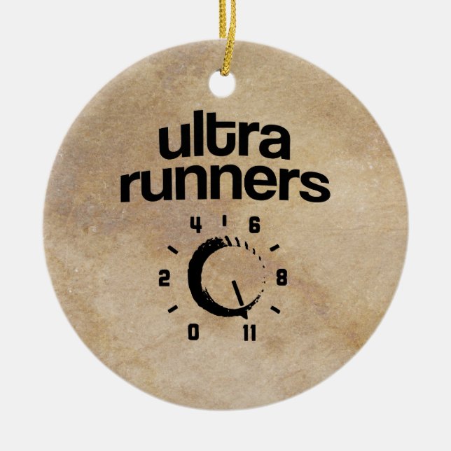 Ornamento De Cerâmica Ultra-Runners 11 (Frente)