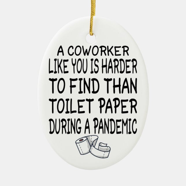 Ornamento De Cerâmica Um colega como você é mais difícil de encontrar do (Frente)