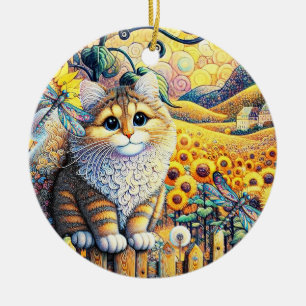 Ornamento De Cerâmica Um Dia Brilhante