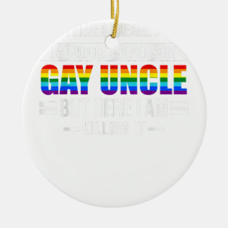 Ornamento De Cerâmica Um Gay super sexy Tio Guncle