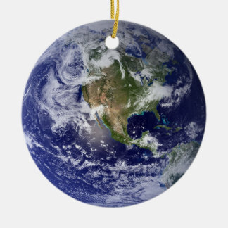Ornamento De Cerâmica Um Natal Imagem da Terra