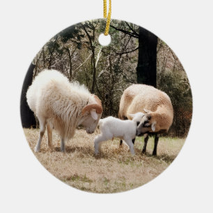 Ornamento De Cerâmica Um Natal para a fazenda