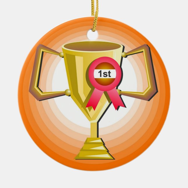 Ornamento De Cerâmica Um outro troféu (Frente)