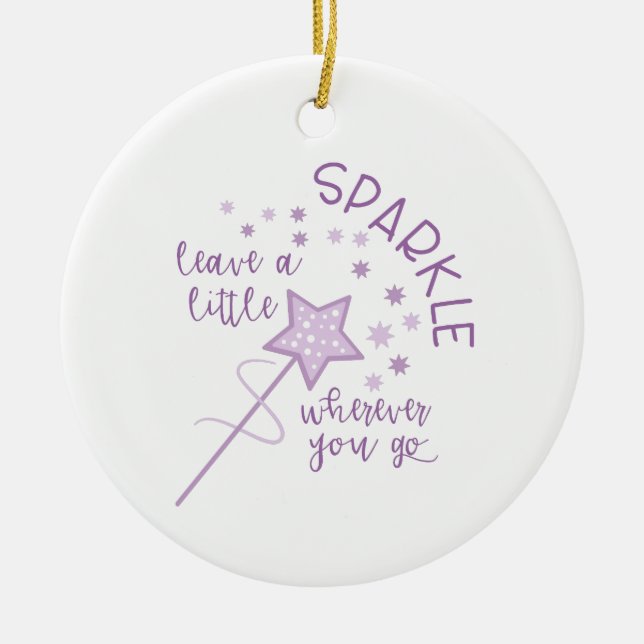 Ornamento De Cerâmica Um Pouco De Espontamento (Frente)