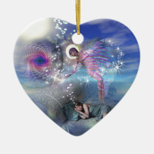 Ornamento De Cerâmica Um romance pode ser um portal para realidades para