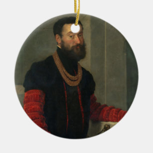 Ornamento De Cerâmica Um soldado