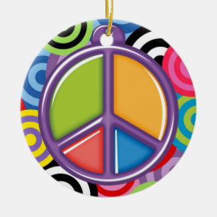 Ornamento De Cerâmica Um tema pacífico - Sinal de paz