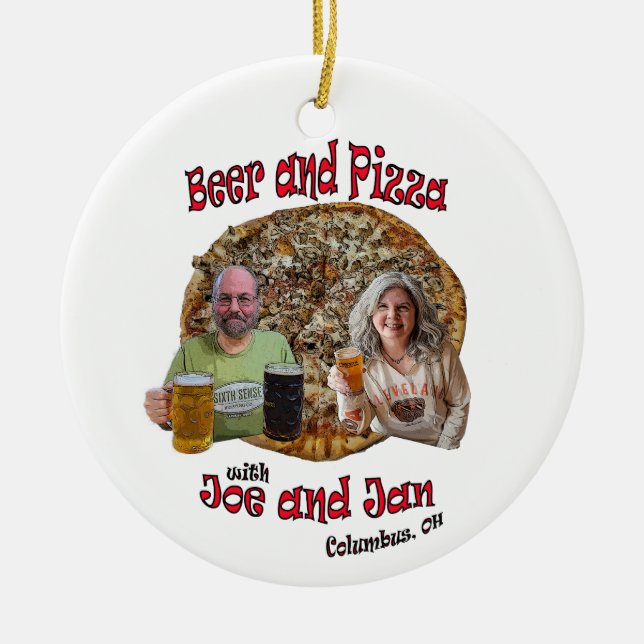 Ornamento De Cerâmica Uma árvore de Natal deve... (Frente)