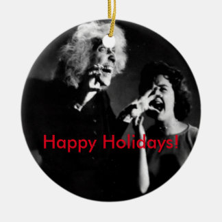 Ornamento De Cerâmica Uma casa no Natal assombrado do monte!