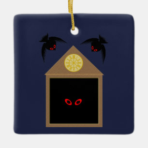 Ornamento De Cerâmica Uma Desgentileza de Ravens Halloween