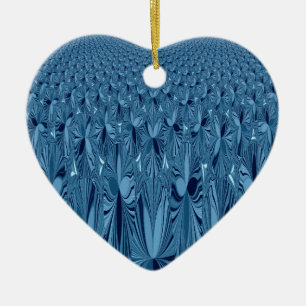 Ornamento De Cerâmica Uma mistura de azul