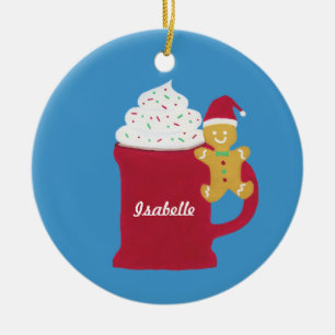 Ornamento De Cerâmica Uma Taça de Feliz Natal